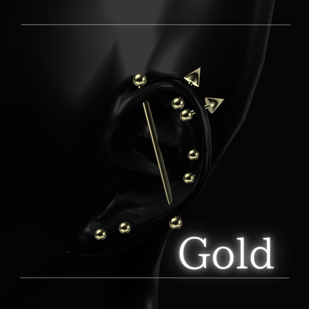 【無料/Free】森羅/Shinra対応 Simple Piercing Set