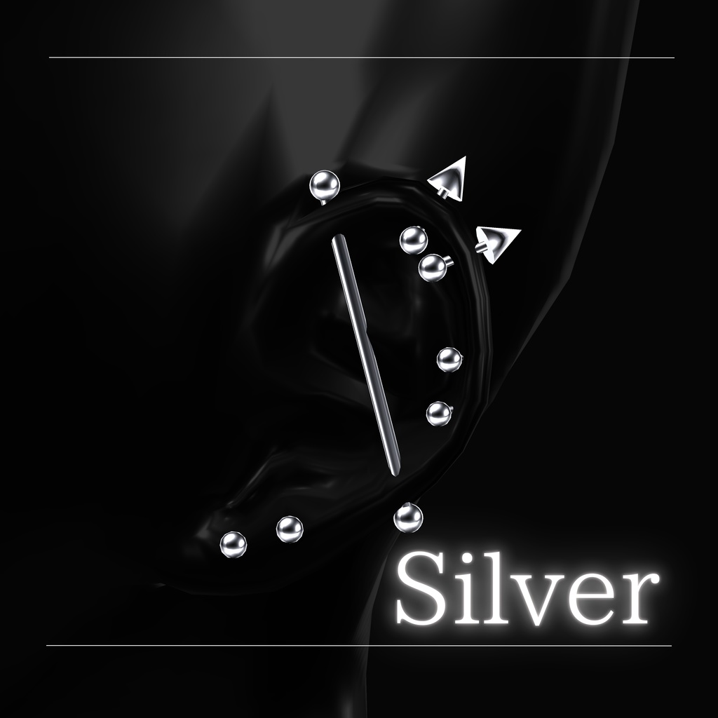 【無料/Free】森羅/Shinra対応 Simple Piercing Set