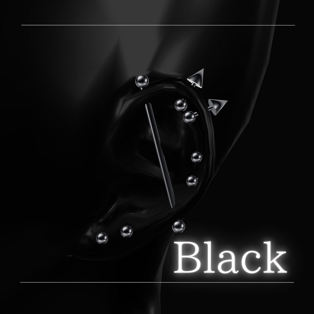 【無料/Free】森羅/Shinra対応 Simple Piercing Set