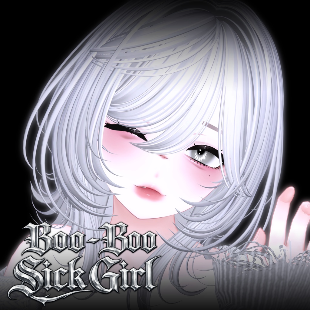 Shinra|Makeup Texture|𝒃𝒐𝒐-𝒃𝒐𝒐 𝑺𝒊𝒄𝒌 𝑮𝒊𝒓𝒍 𝒎𝒂𝒌𝒆【傷あり/傷なしメイクテクスチャ・ばんそうこうメッシュ付き】