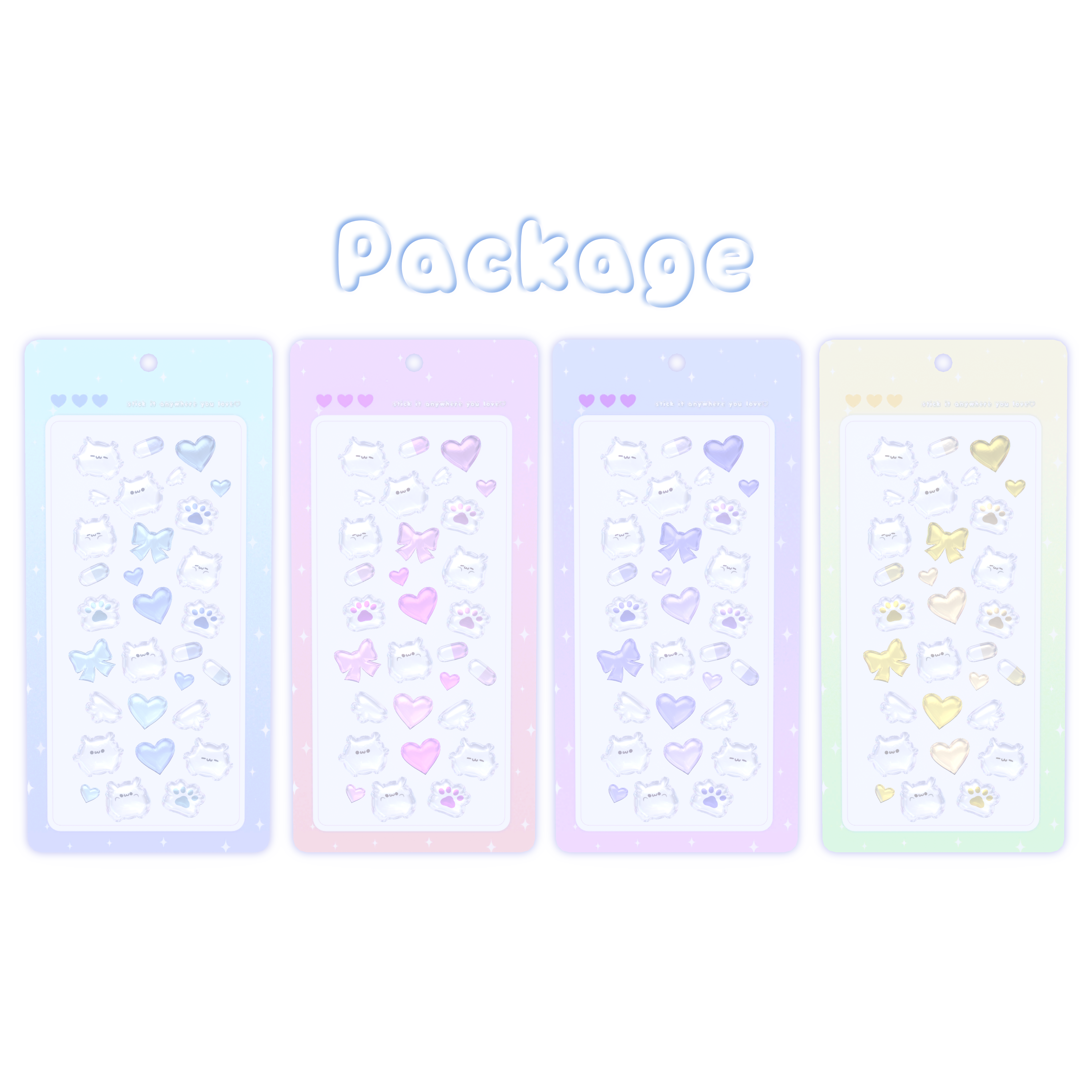 【VRC想定】ぷっくりデコシール / Puffy Deco Sticker - 𝐄𝐑𝐀𝐌𝐈𝐄 - BOOTH