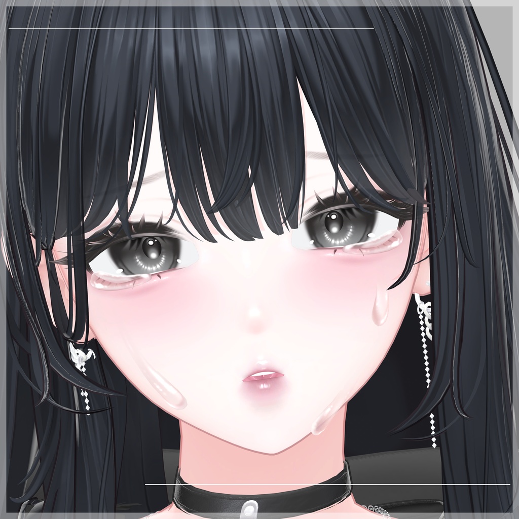 【海咲 / Misaki】メイク&アイテクスチャ+Emissionマスク Make up + Eye Texture
