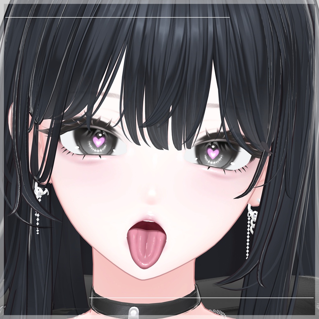 【海咲 / Misaki】メイク&アイテクスチャ+Emissionマスク Make up + Eye Texture