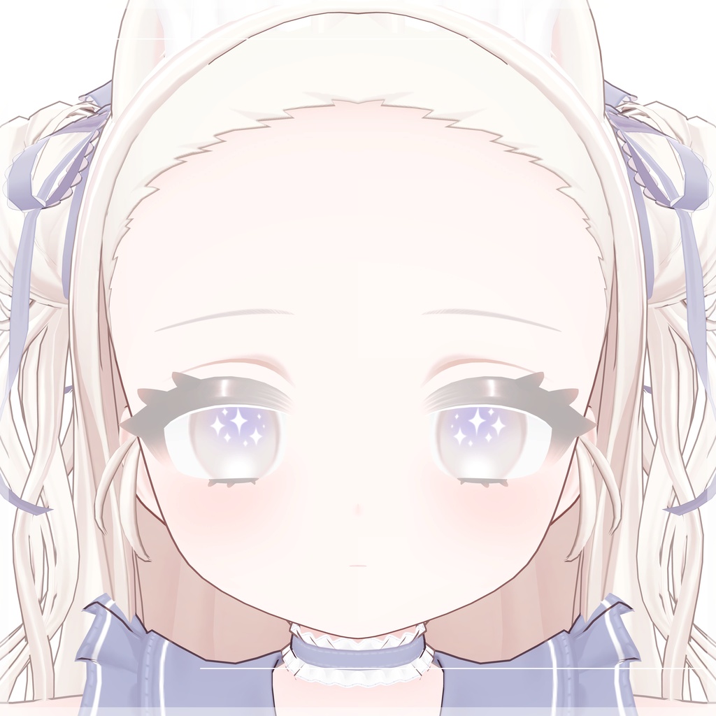 【ぽわり / powari】Starwell メイク&アイテクスチャ+Emissionマスク Make up + Eye Texture