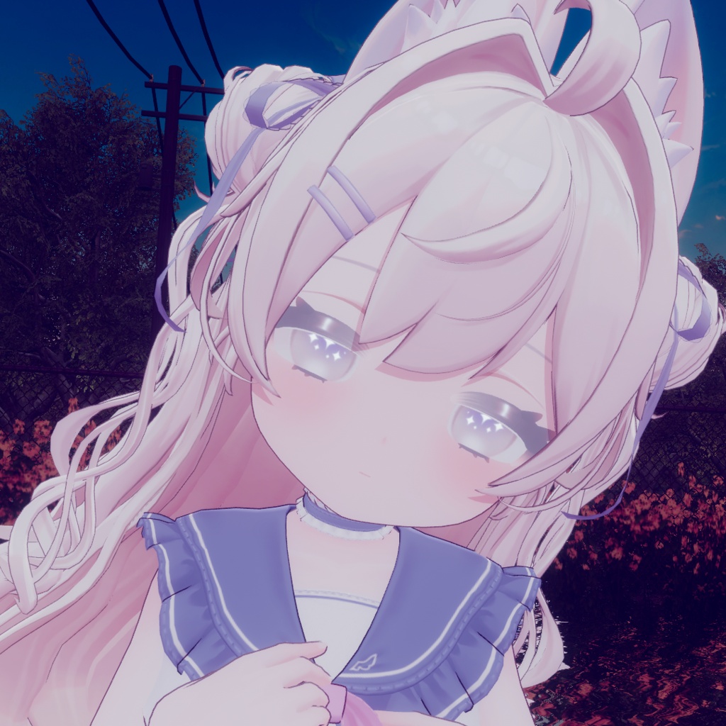 【ぽわり / powari】Starwell メイク&アイテクスチャ+Emissionマスク Make up + Eye Texture