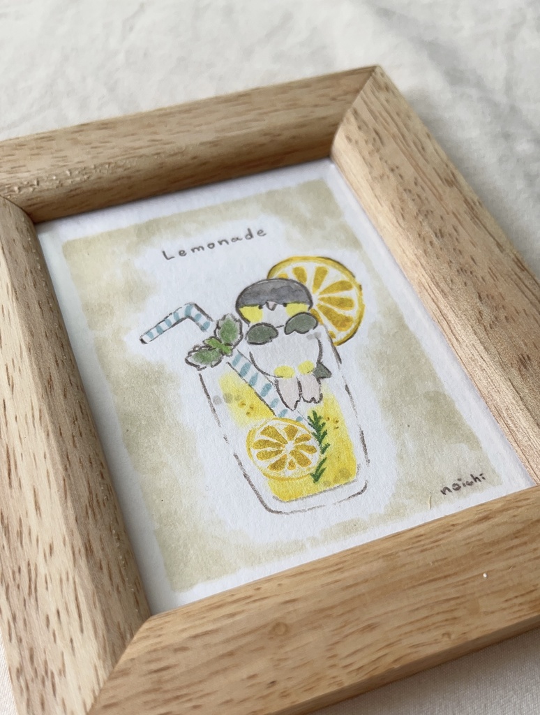 Mサイズ原画(シロハラレモネード)