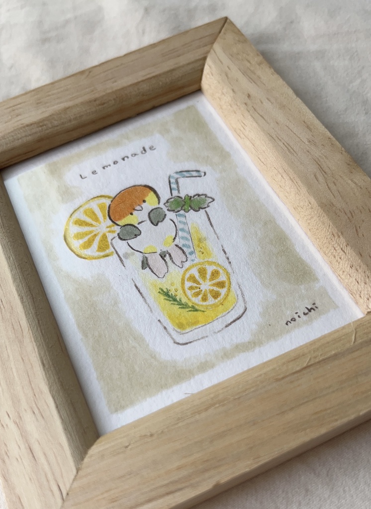 Mサイズ原画(シロハラレモネード)