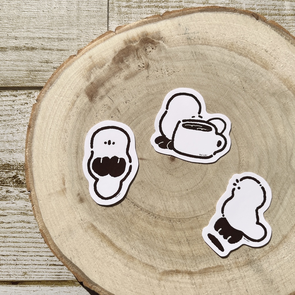 白いちゅんシールセット