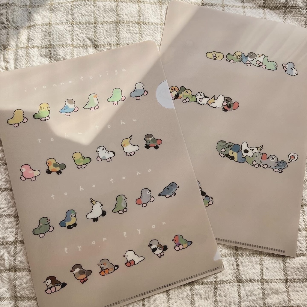 もふ追突事故クリアファイル