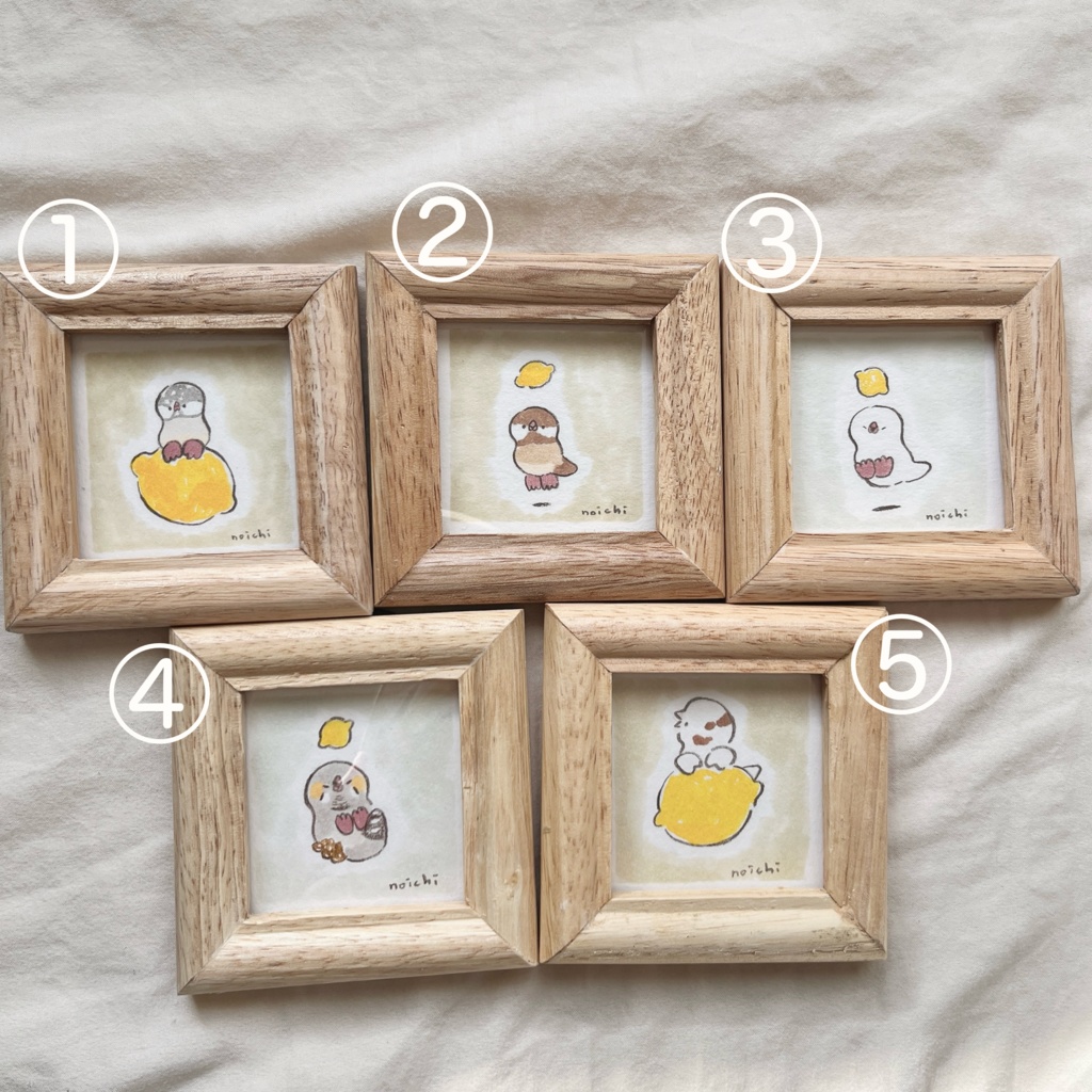 ミニ原画 フィンチ