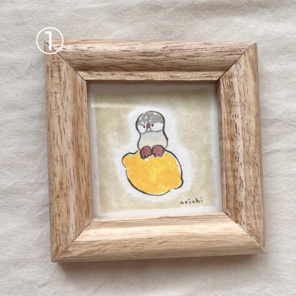 ミニ原画 フィンチ