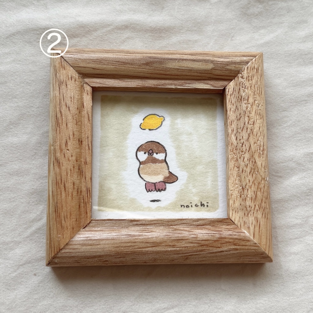 ミニ原画 フィンチ