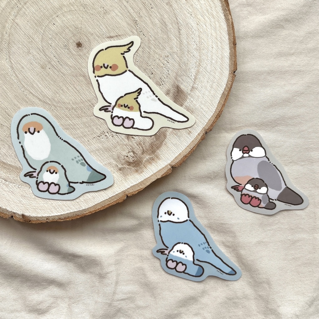 大小なことりステッカー