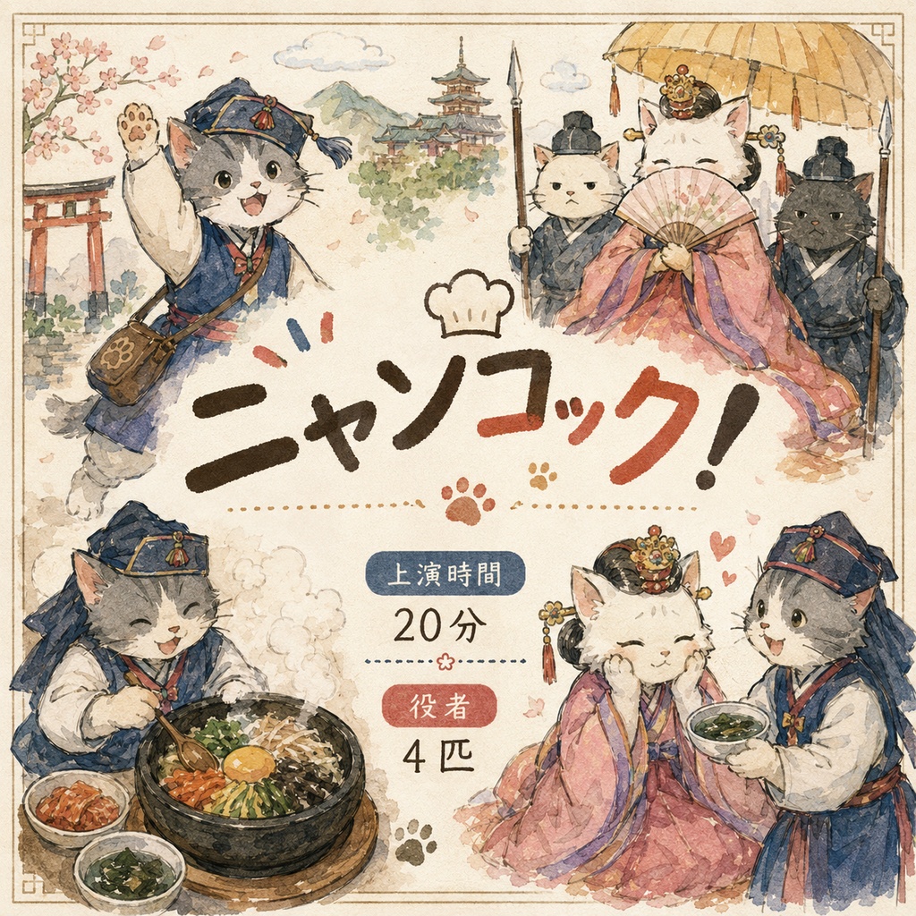 戯曲【ニャンコック！】