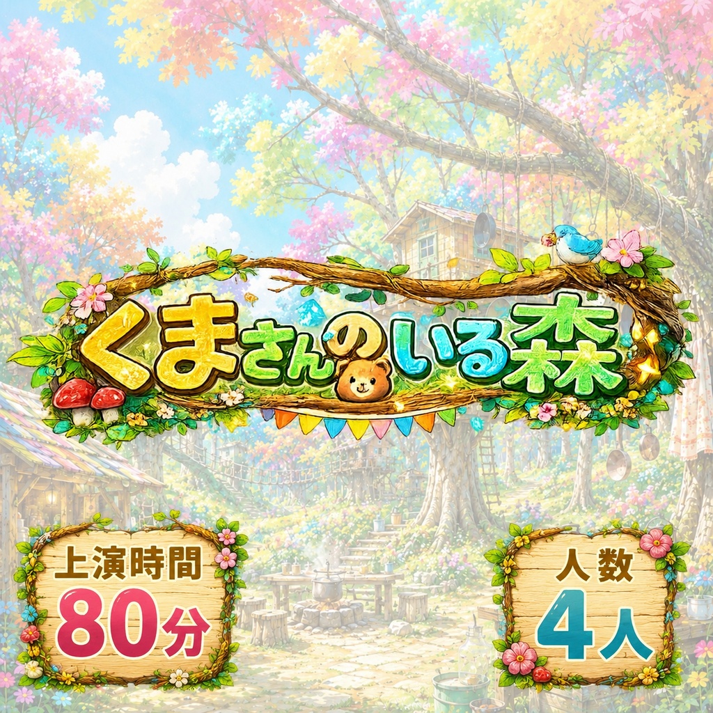 戯曲【くまさんのいる森】