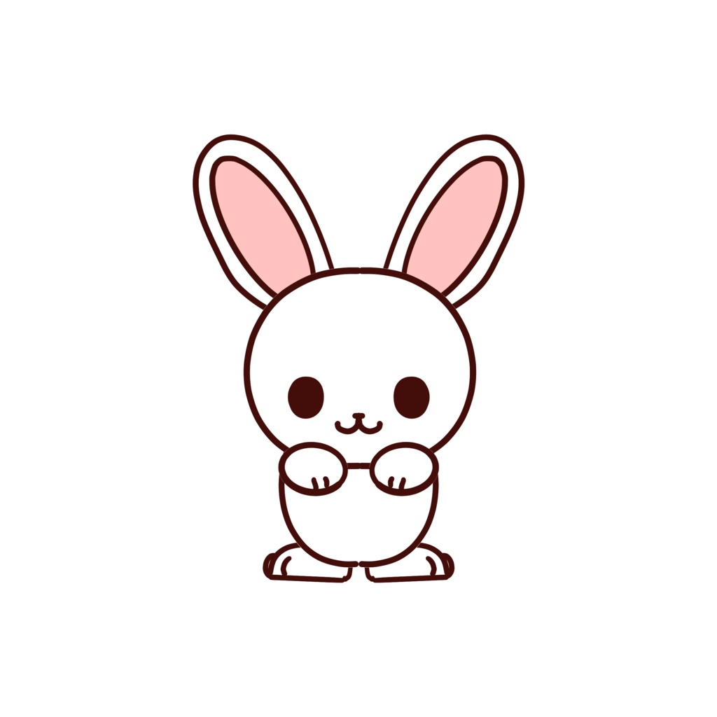 【Live2D】小動物 兔子全身