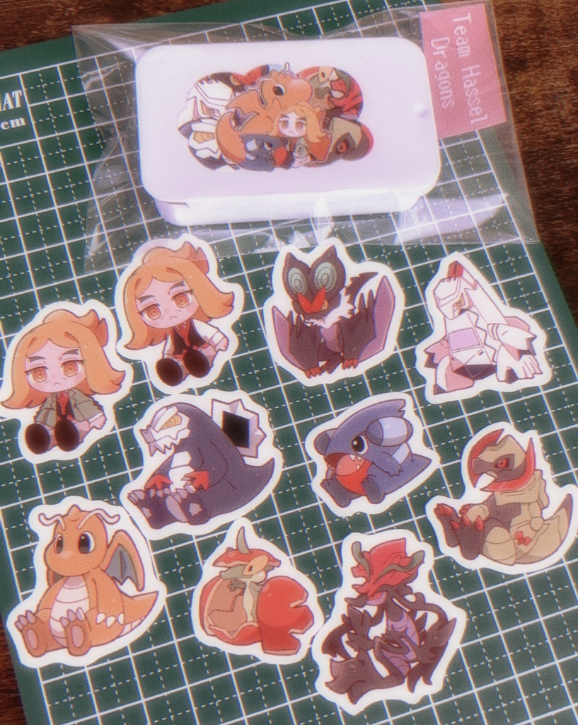 メンタム缶+フレークシール