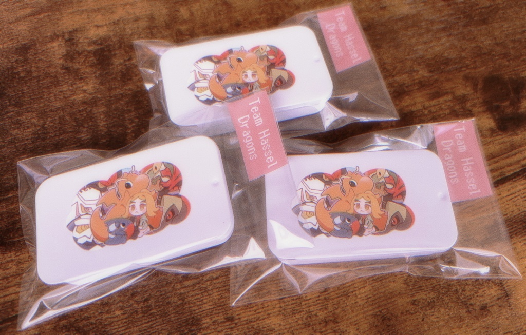 メンタム缶+フレークシール