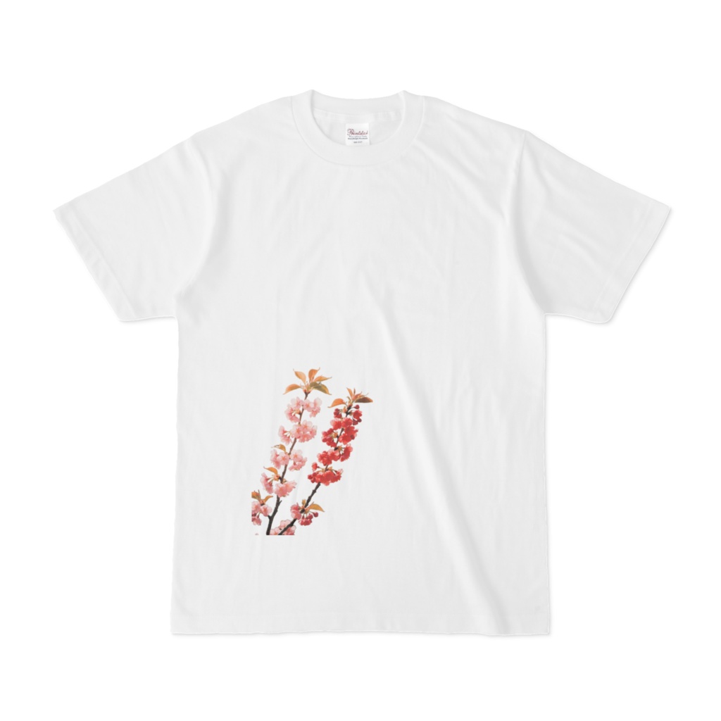 Cherry branch Tシャツ