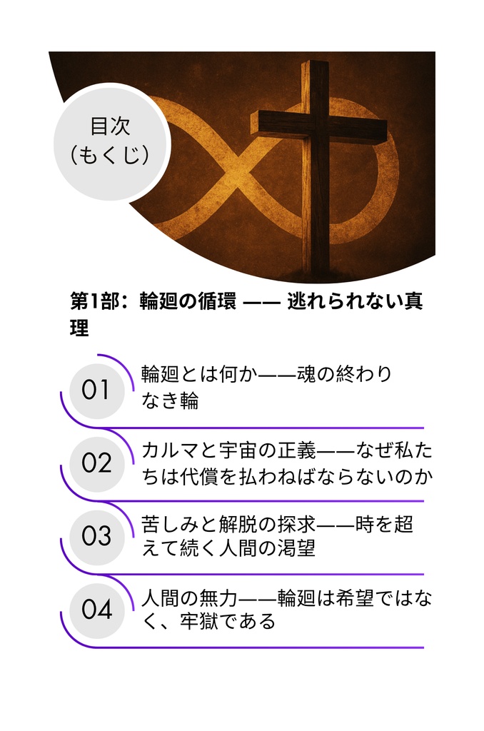 終わりなき輪廻、重いカルマ、そして十字架――唯一の解放の道