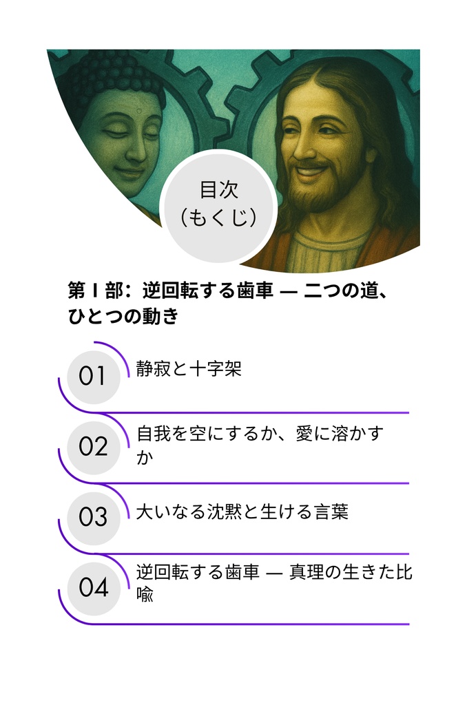 逆の道を歩みながらも、同じ光へと向かう――仏陀とキリストの深い出会い