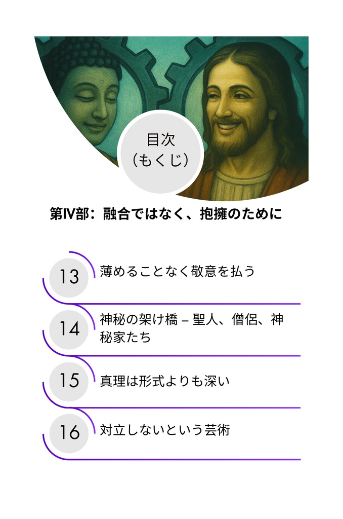 逆の道を歩みながらも、同じ光へと向かう――仏陀とキリストの深い出会い
