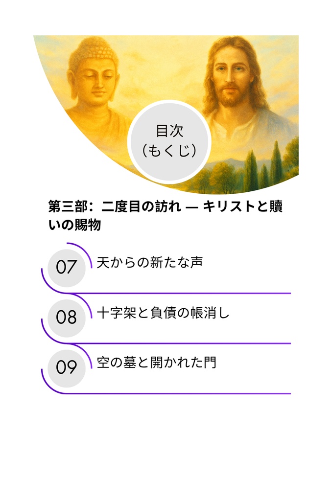 人類という大河:二度の救いの訪れ ― 迷える世界に、それは十分だったのか?