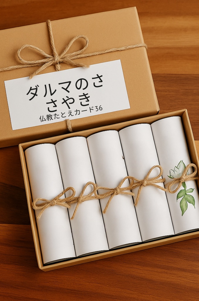 ダルマのささやき — 仏教たとえカード36|マインドフルネス・瞑想・智慧・ヒーリングのオラクルカード