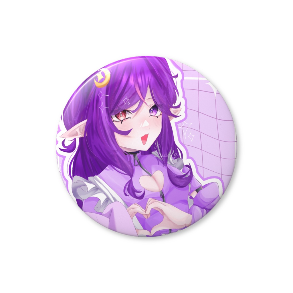 【コラボ】魔月と夜月ルナの缶バッジ！（中）