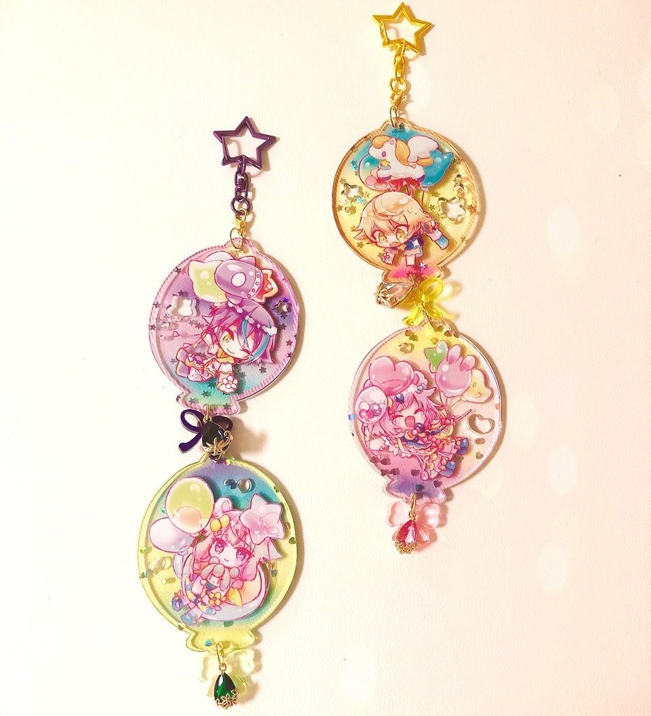 【プロセカ】ワンダショバルーン型連結アクキー