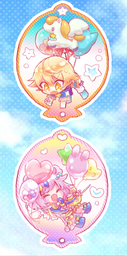 【プロセカ】ワンダショバルーン型連結アクキー