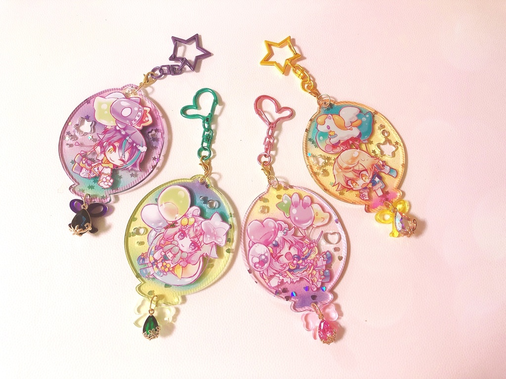 【プロセカ】ワンダショバルーン型連結アクキー