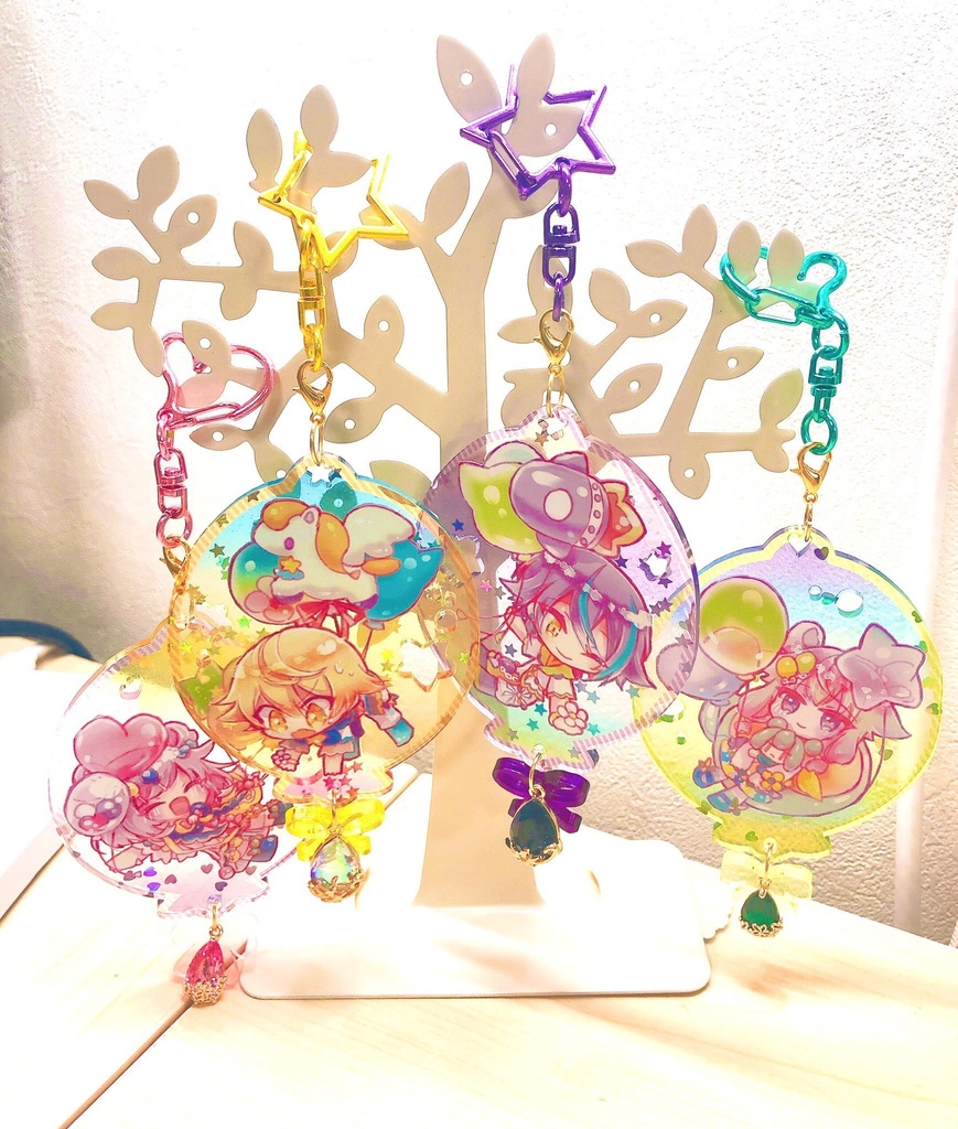 【プロセカ】ワンダショバルーン型連結アクキー