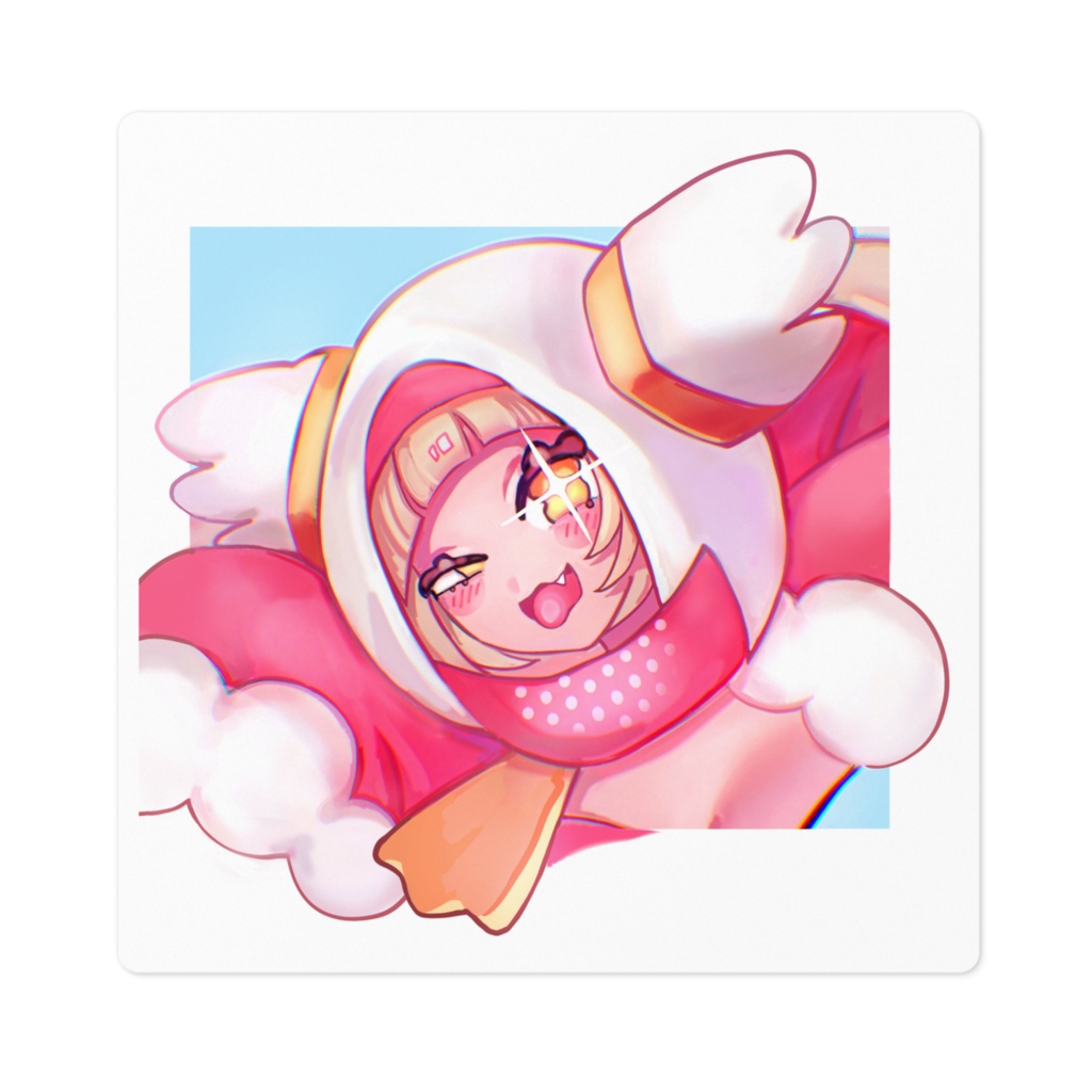 こちゅのきらりんステッカー