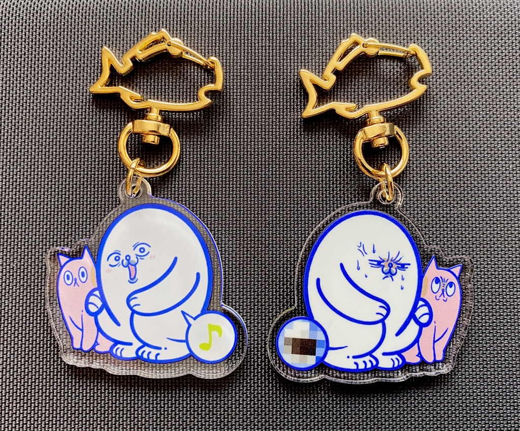 スッキリあざらしアクキー