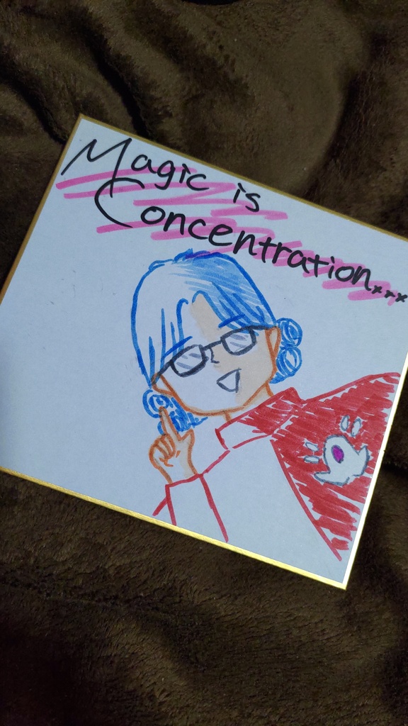 ダイの大冒険イラスト色紙