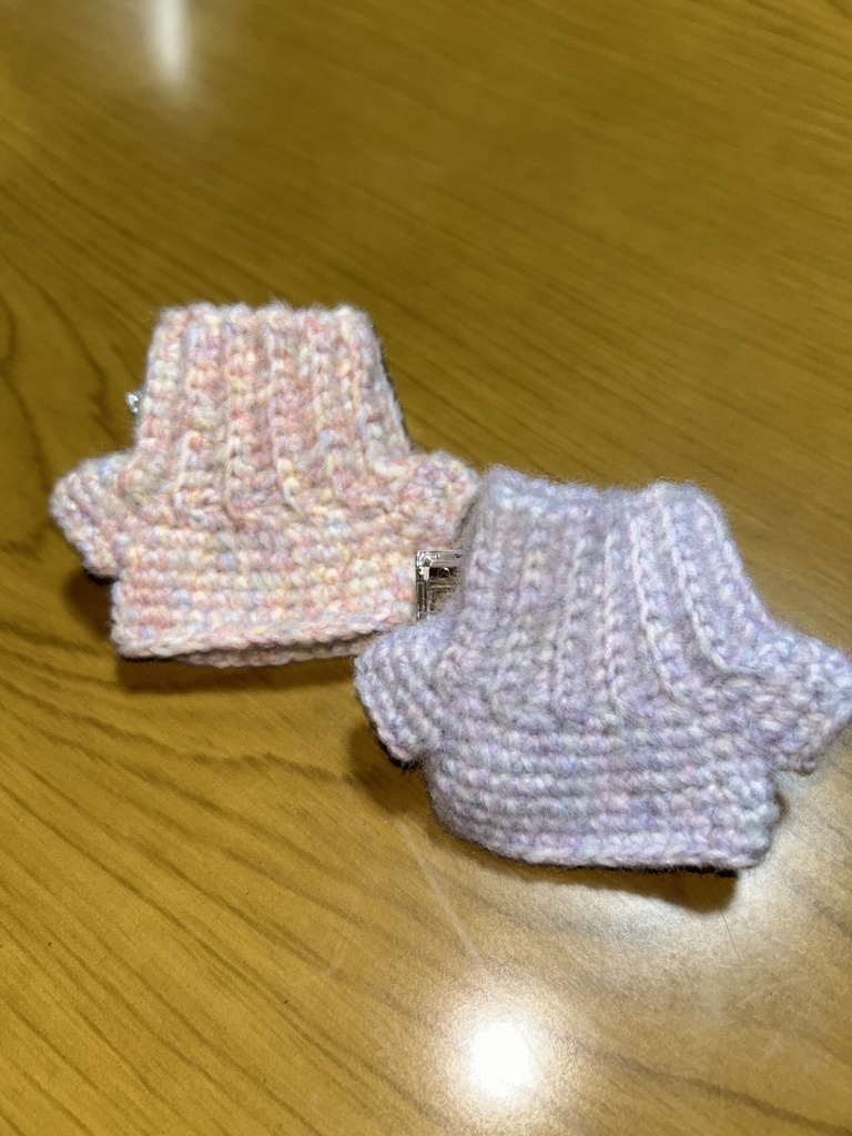 手編みタートルニットセーター