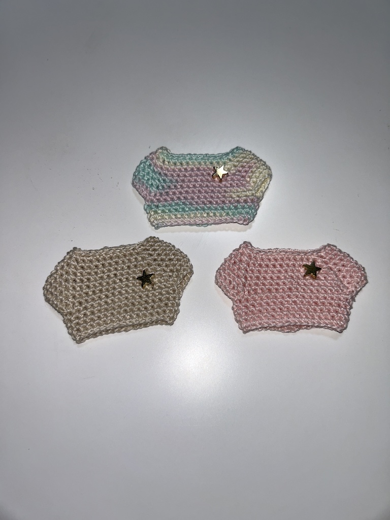 手編みコットンニット