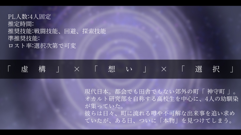 【CoC】dim recollection ※トレーラーのみ SPLL:E194991