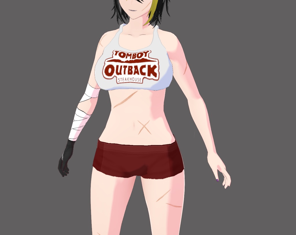 [Vroid] Tomboy Outback outfit