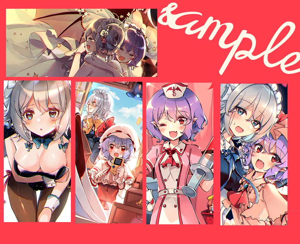 蕾咲CORECTIE~レミ咲に色んな衣装を着てもらいました!~【名華祭14】