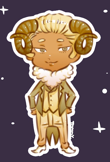 星座ボーイズステッカー