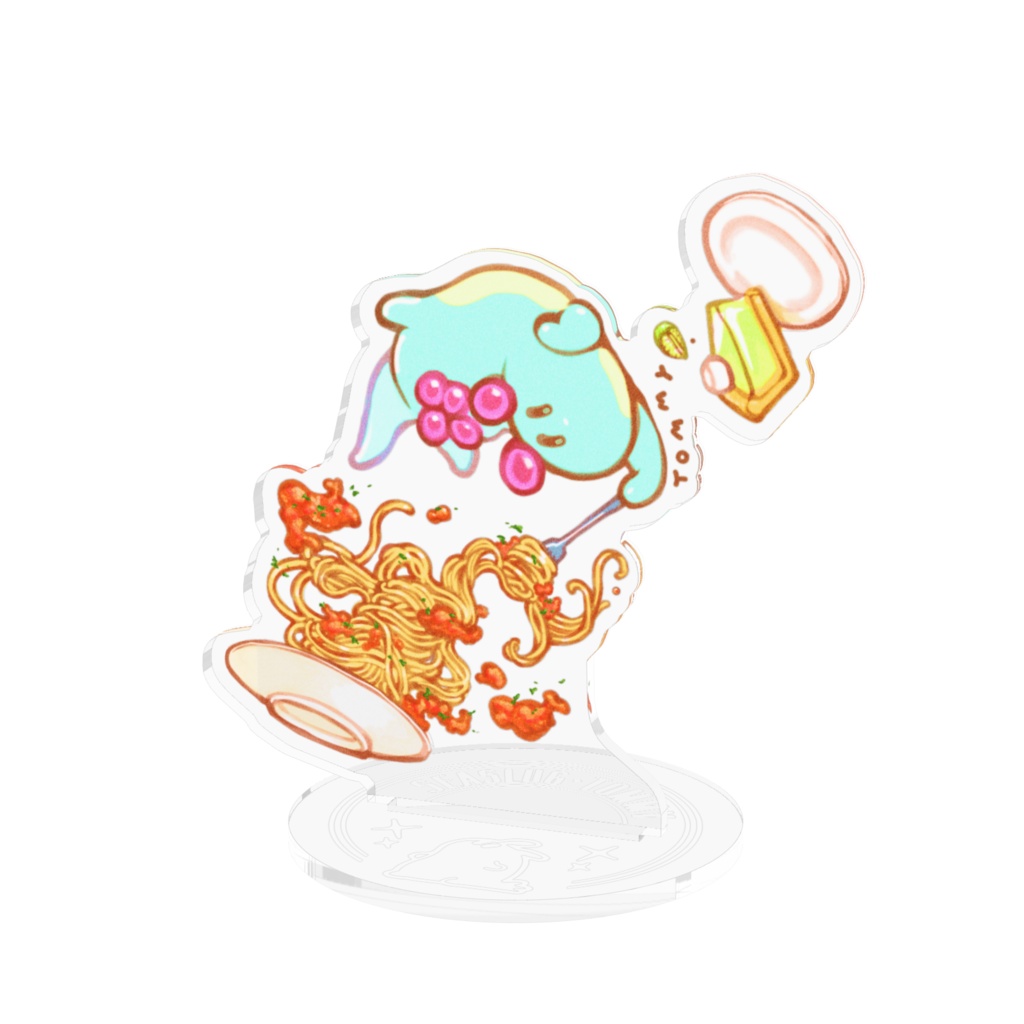 スパゲッティとキーライムパイ