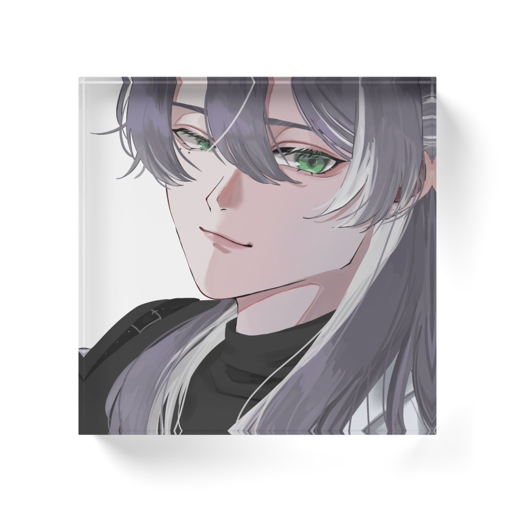 薬師寺自作イラストアクリルブロック