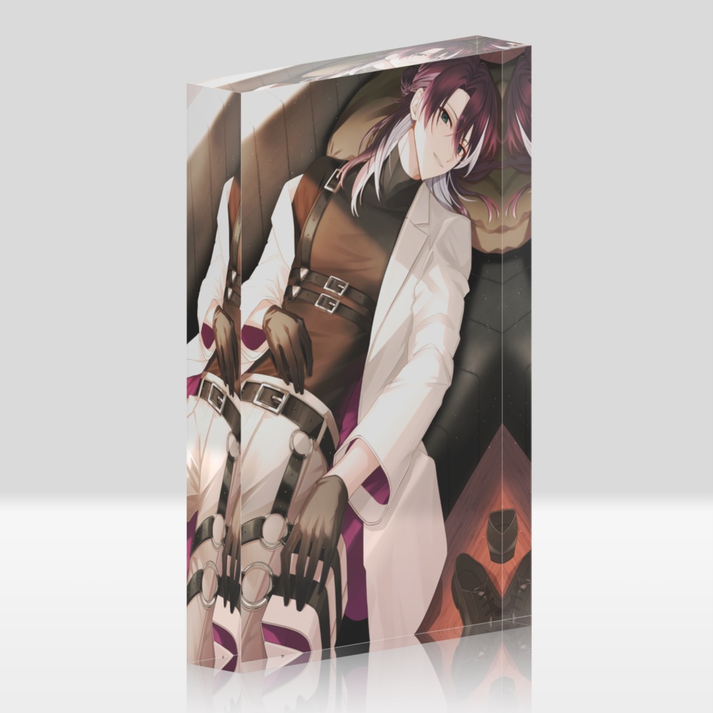 ハフアニ記念イラストアクリルブロック