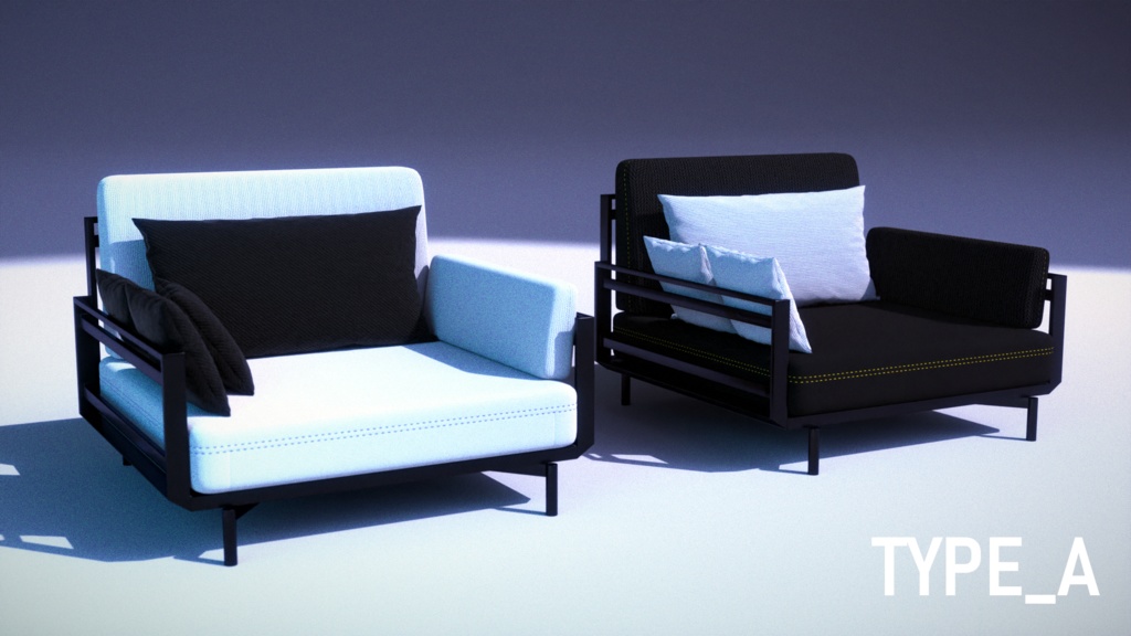 【無料版あり】BenchSofa【椅子・ソファ】