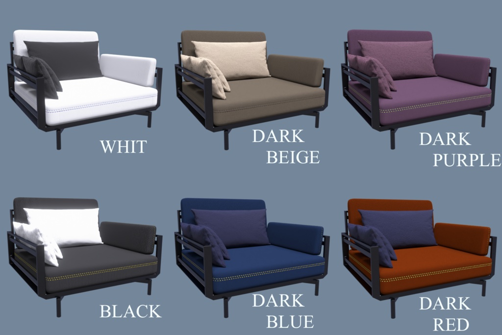 【無料版あり】BenchSofa【椅子・ソファ】