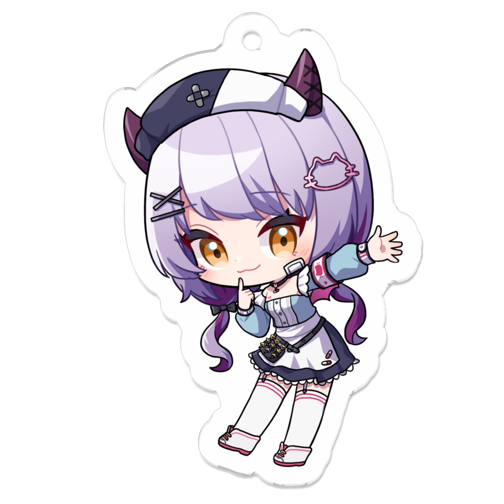 【夜永ひより】新衣装モデル アクリルキーホルダー 50×50mm