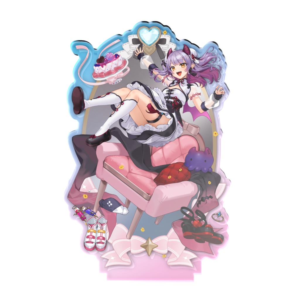 【オーロラアクスタ】誕生日記念グッズ/チャイナVer【夜永ひより】