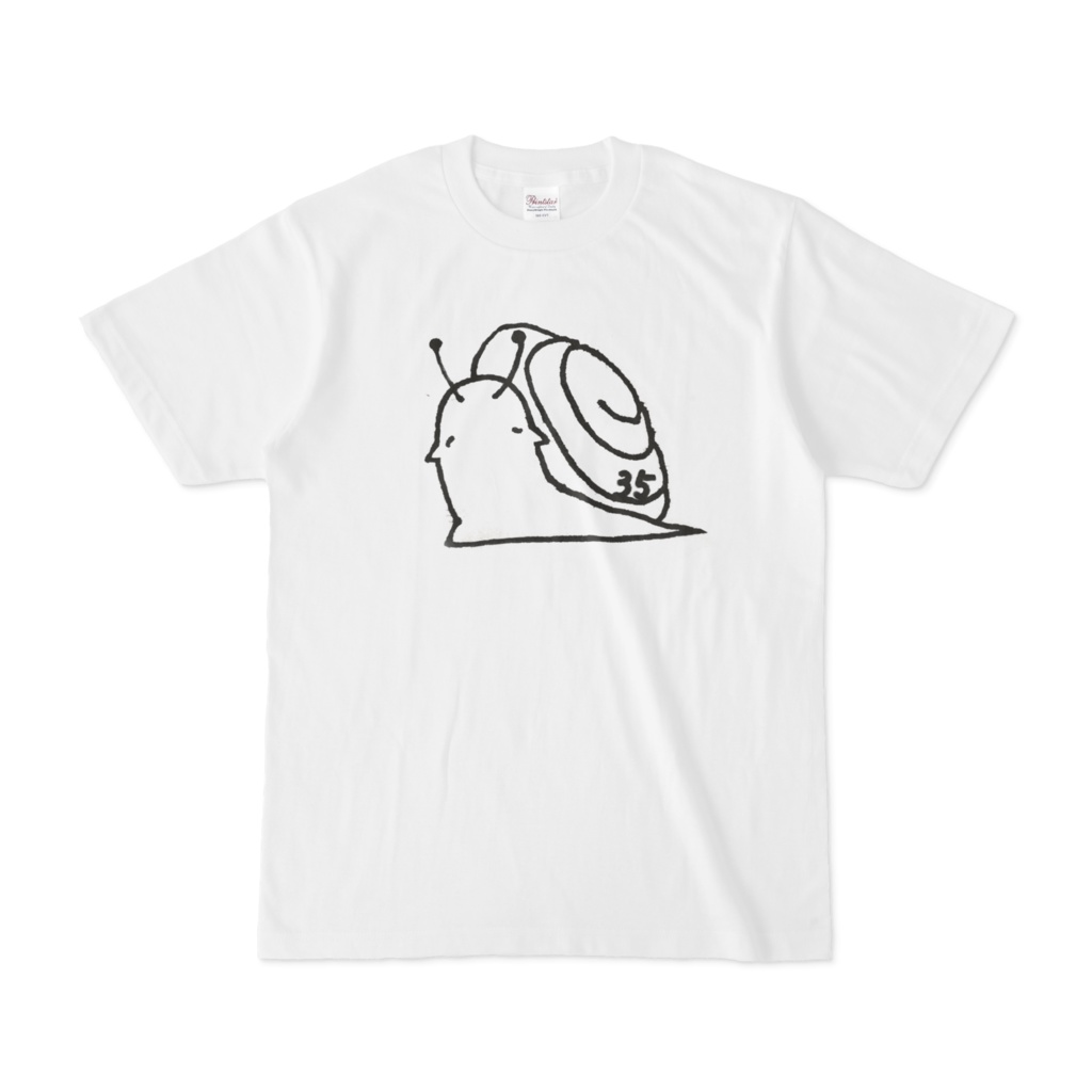 かたつむりTシャツ(かわいい)